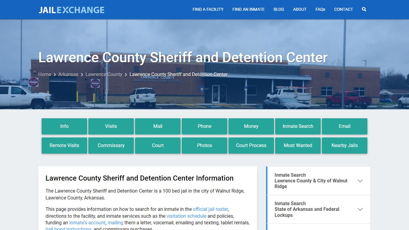Lawrence County Sheriff and Detention Center - Jail Exchange